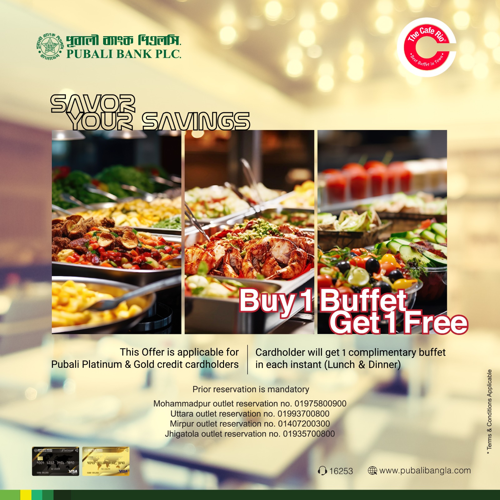 Buy One Get One Free Offer by Pubali Bank PLC.